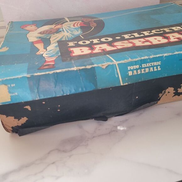 1954 Cadaco Ellis Foto Electric baseball game realism fan lights up working con - Picture 2 of 10